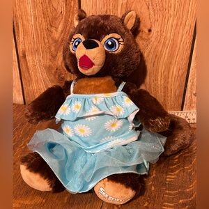Sammy The Squirrel With Blue Dress‎ Build A Bear Great Wolf Lodge 12" Plush